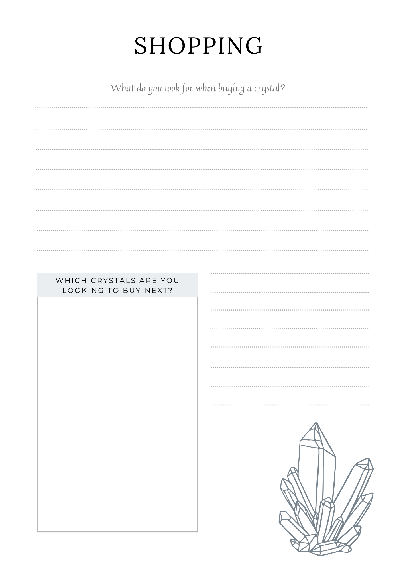 Crystal Journal: Your Complete Crystal Healing Companion - Image 8