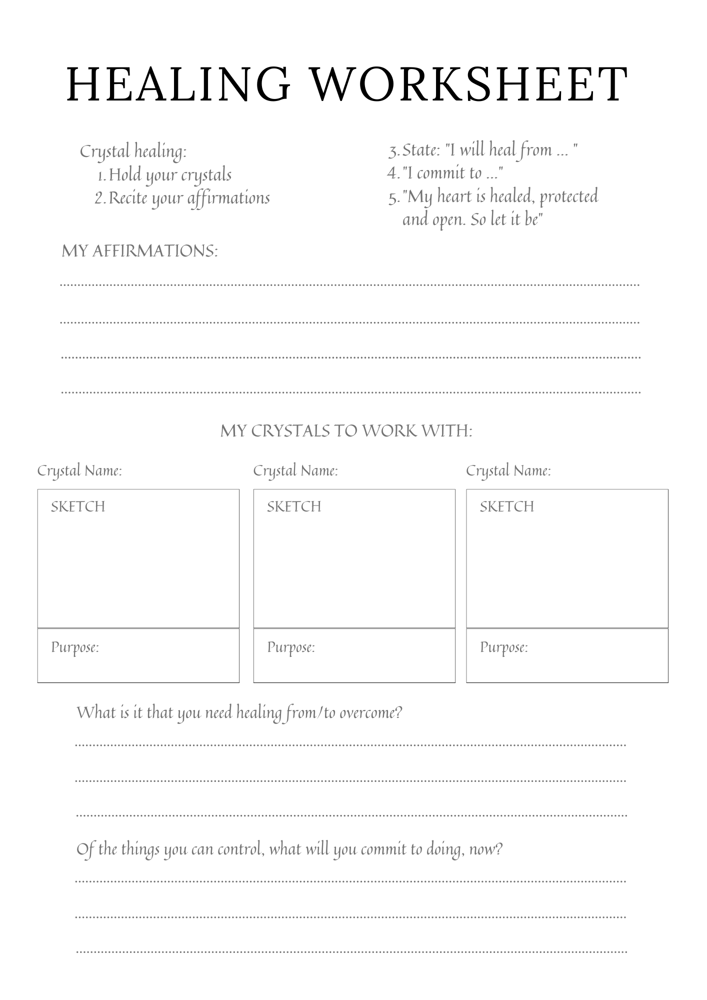 Crystal Journal: Your Complete Crystal Healing Companion - Image 6