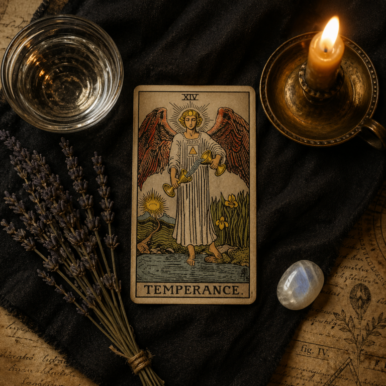 Temperance Tarot Card: Balance, Patience & Divine Timing