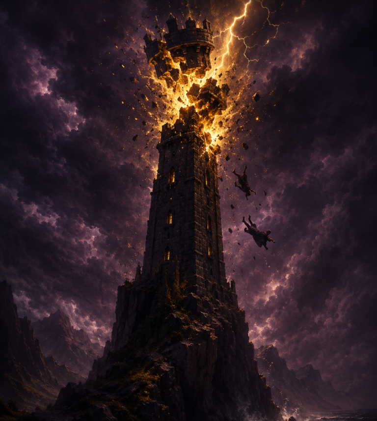 The Tower Tarot Card: Sudden Change, Revelation & Breakthrough