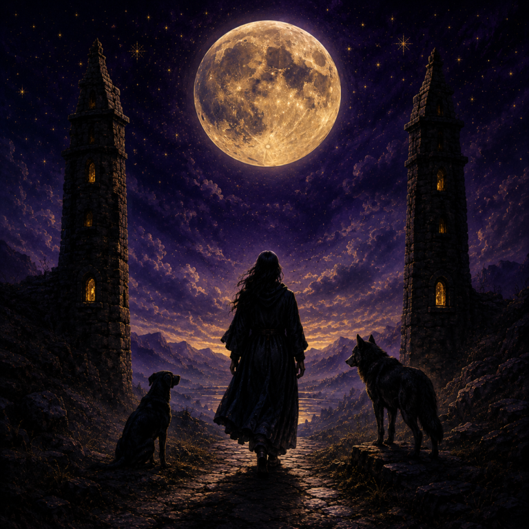 The Moon Tarot Card: Illusion, Intuition & the Shadow Self