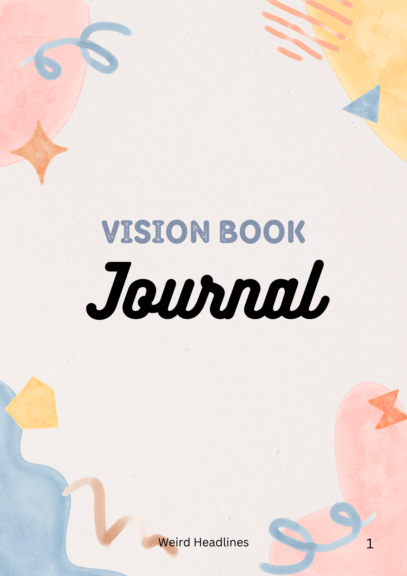 Vision Book Journal — Printable Manifesting & Mindfulness Journal (32 Pages) - Image 2
