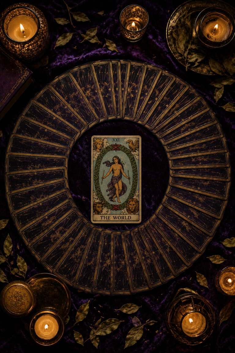 The World Tarot Card: Completion, Integration & New Cycles