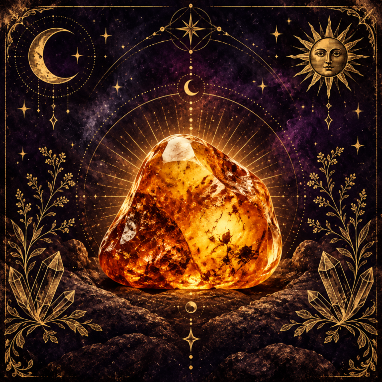 Amber Crystal Meaning: Fossilised Sunlight, Protection & Grounding