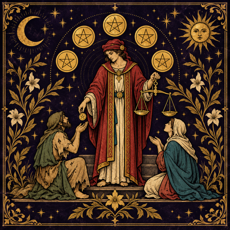 Six of Pentacles: Generosity, Reciprocity & the Balance of Giving and Receiving